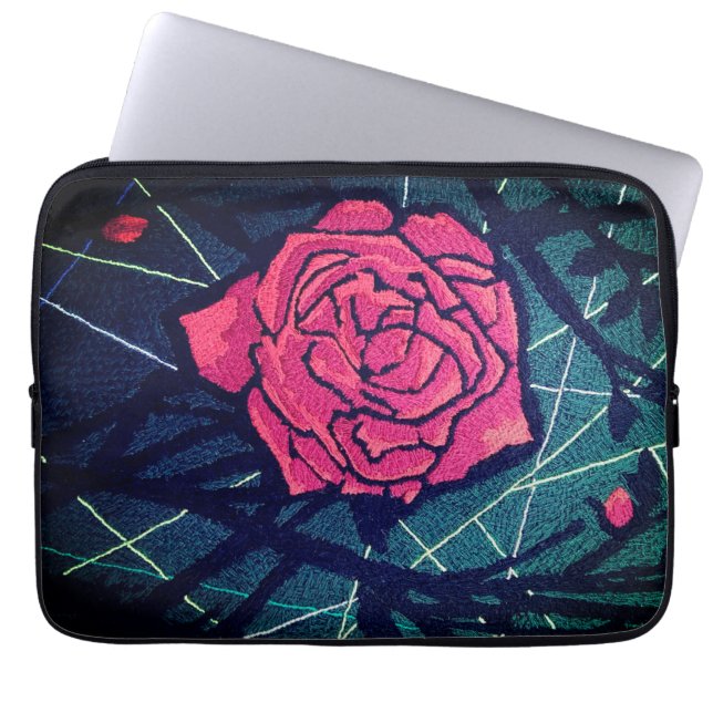 Housse Pour Ordinateur Portable Rouge (Devant)