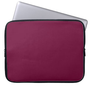 Housse Pour Ordinateur Portable Rouge violet de couleur solide