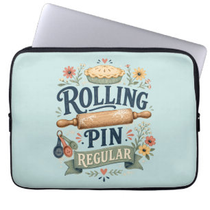 Housse Pour Ordinateur Portable Rouleau à pâtisserie régulier Cottage Baker