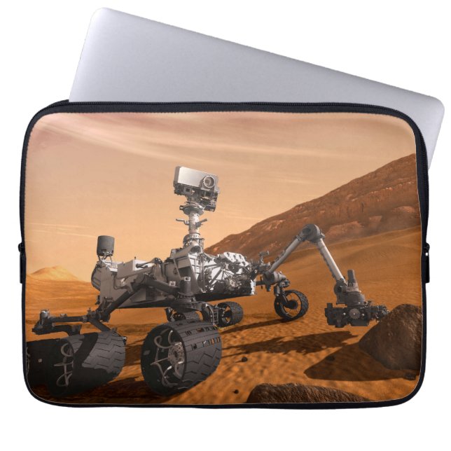 Housse Pour Ordinateur Portable Rover Curiosity Du Laboratoire Scientifique Mars. (Devant)