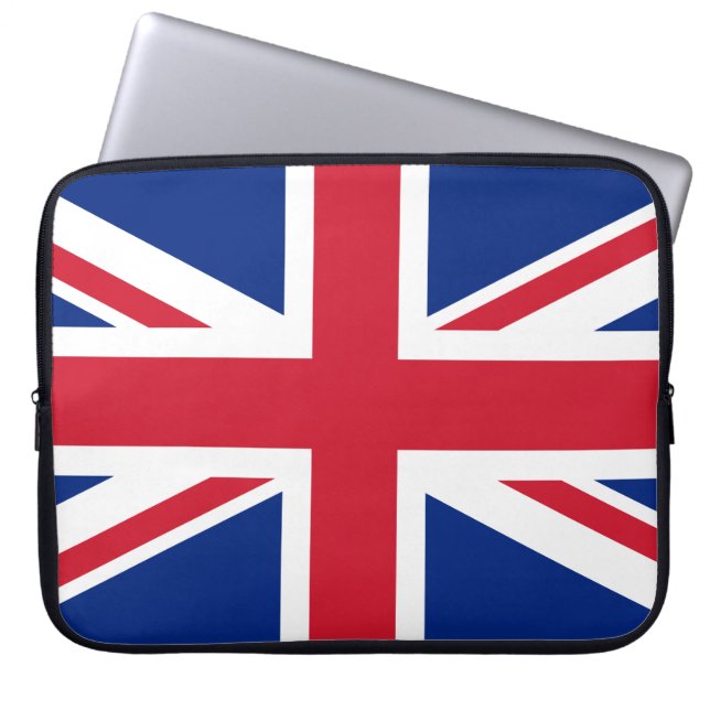 Housse Pour Ordinateur Portable Royaume-Uni (British Flag) (Union Jack) (Royaume-U (Devant)