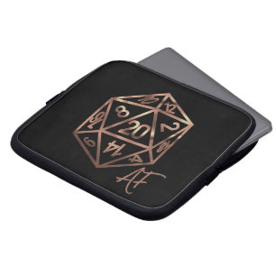 Housse Pour Ordinateur Portable RPG Crit AF   Jeu de plateau Imaginaire en cuivre