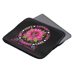 Housse Pour Ordinateur Portable Ruban Rose de Sensibilisation au Cancer du Sein To