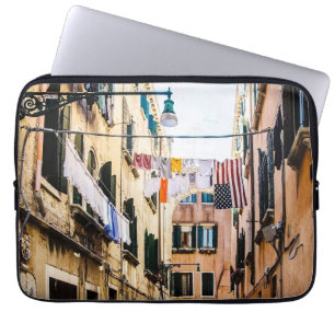 Housse Pour Ordinateur Portable Rue étroite à Venise