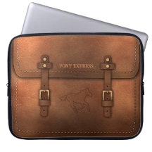 Sacoche aspect cuir du Pony Express