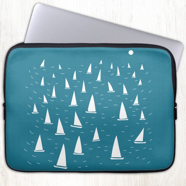 Housse Pour Ordinateur Portable Sailing Boat Yacht Nautical (Sailing boat or yacht art laptop case or sleeve)