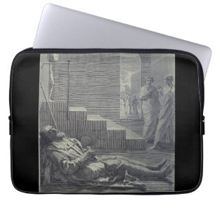 Housse Pour Ordinateur Portable Saint Alexis de Rome Humilité sacrée Art