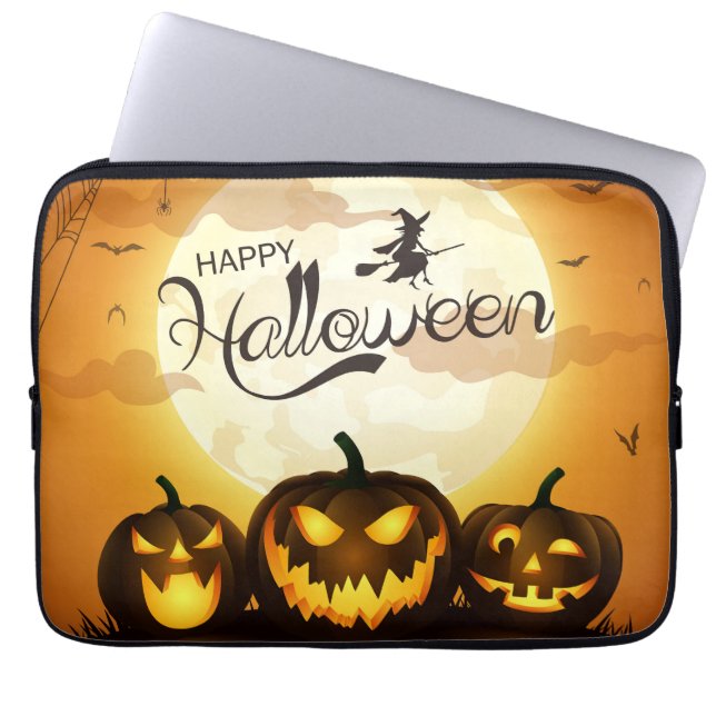 Housse Pour Ordinateur Portable Salutations d'Halloween (Devant)
