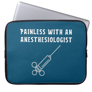 Housse Pour Ordinateur Portable Sans peinture avec un anesthésiste, anesthésiologi