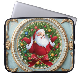 Housse Pour Ordinateur Portable Santa Noël