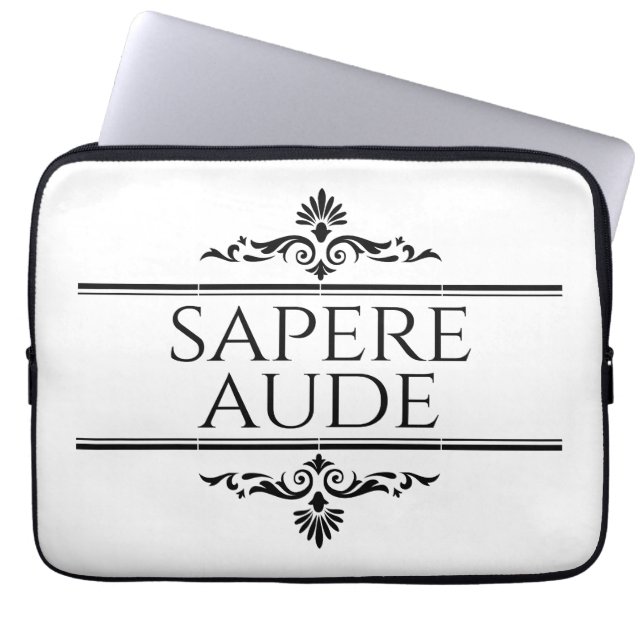 Housse Pour Ordinateur Portable Sapere Aude (Devant)