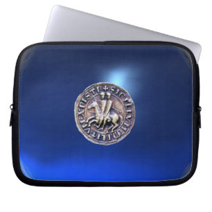 Housse Pour Ordinateur Portable SCEAU DES CHEVALIERS MODÈLE JEU gris bleu