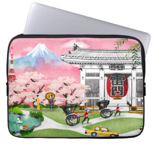 Housse Pour Ordinateur Portable Scène du Japon