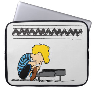 Housse Pour Ordinateur Portable Schroeder Charlie Musique Brown