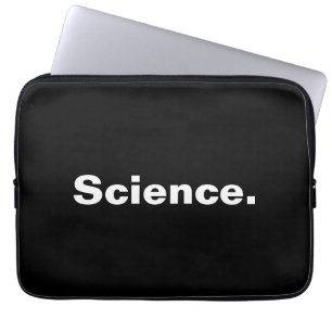 Housse Pour Ordinateur Portable Science - conception minimaliste d'un mot