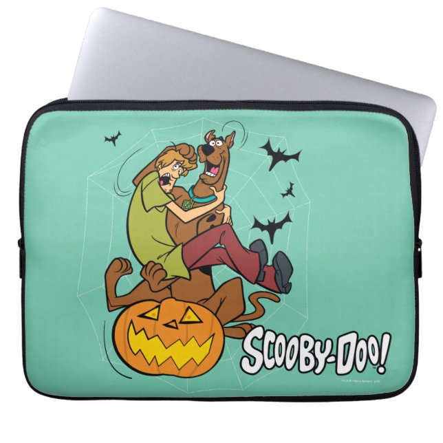 Housse Pour Ordinateur Portable Scooby-Doo et Shaggy Halloween Fright (Devant)