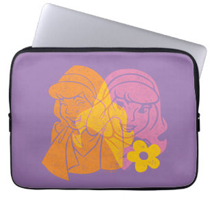 Housse Pour Ordinateur Portable Scooby-Doo Portrait des fleurs daphné