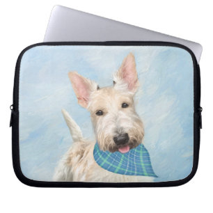 Housse Pour Ordinateur Portable Scottish Terrier Wheaten Dog Painting Art original
