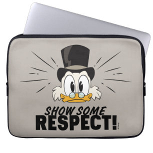 Housse Pour Ordinateur Portable Scrooge McDuck Montrez Un Peu De Respect !