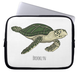 Housse Pour Ordinateur Portable Sea turtle cartoon