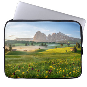 Housse Pour Ordinateur Portable Seiser Alm, Alpes de dolomite, Italie
