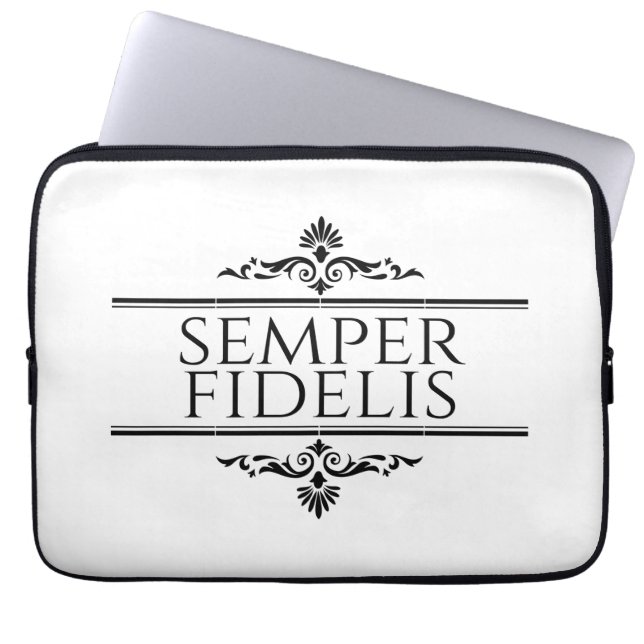 Housse Pour Ordinateur Portable Semper Fidelis (Devant)