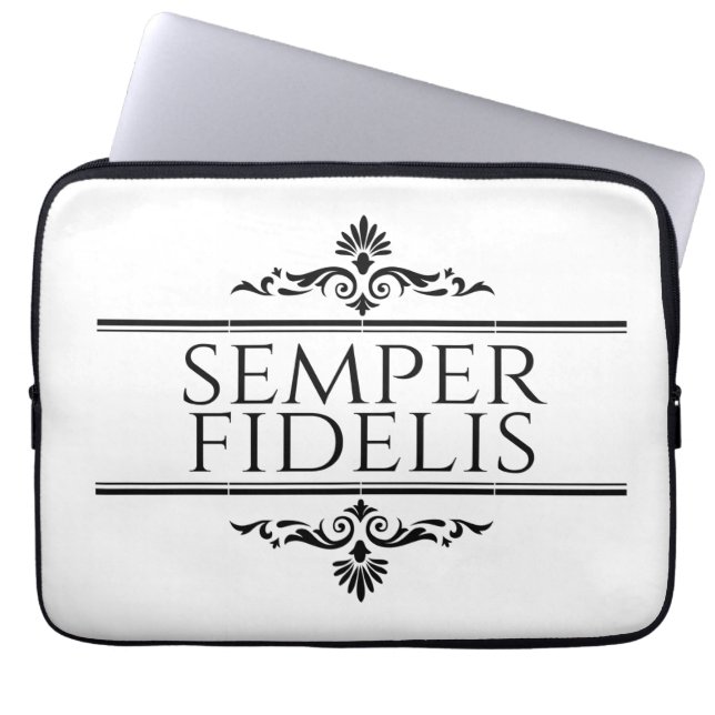 Housse Pour Ordinateur Portable Semper Fidelis (Devant)