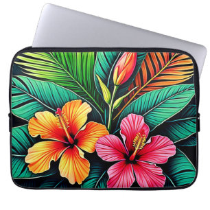 Housse Pour Ordinateur Portable Sentiments Colorés : Visage Abstrait