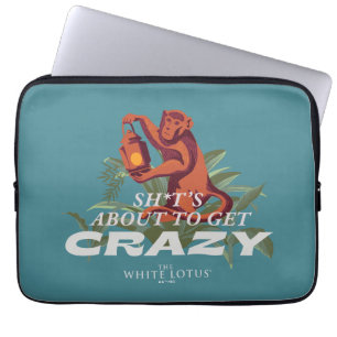 Housse Pour Ordinateur Portable Sh*t est sur le point de devenir fou - Le Lotus Bl
