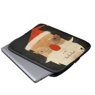 Housse Pour Ordinateur Portable Shabby Père Noël