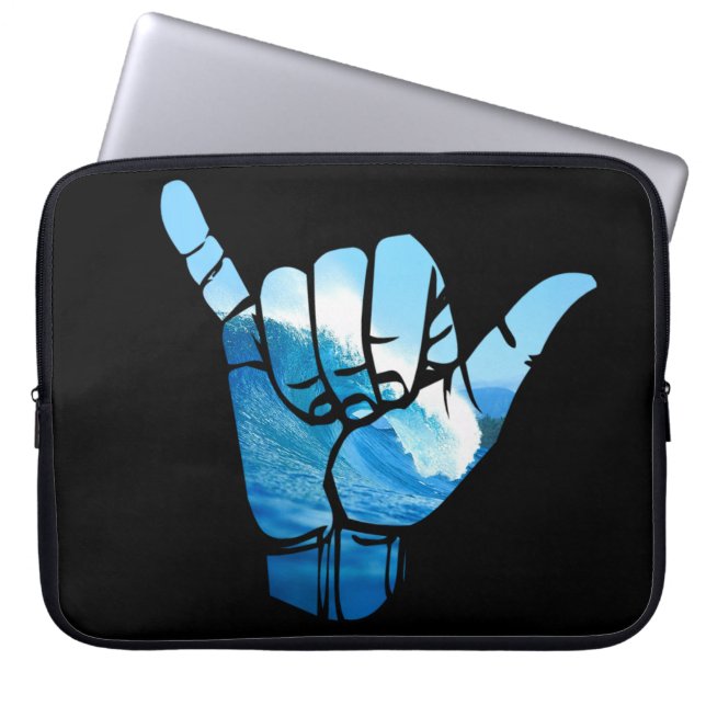 Housse Pour Ordinateur Portable Shaka Sign (Devant)