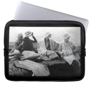 Housse Pour Ordinateur Portable Shooting photo Art Déco de mode de flapper en 1928
