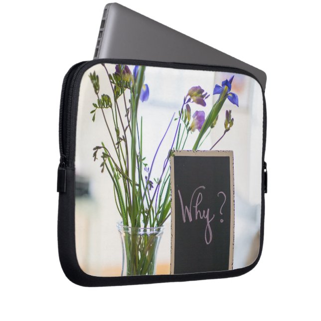 Housse Pour Ordinateur Portable signe de mots (Devant droit)