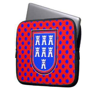 Housse Pour Ordinateur Portable Signe Saxon Rouge Bleu