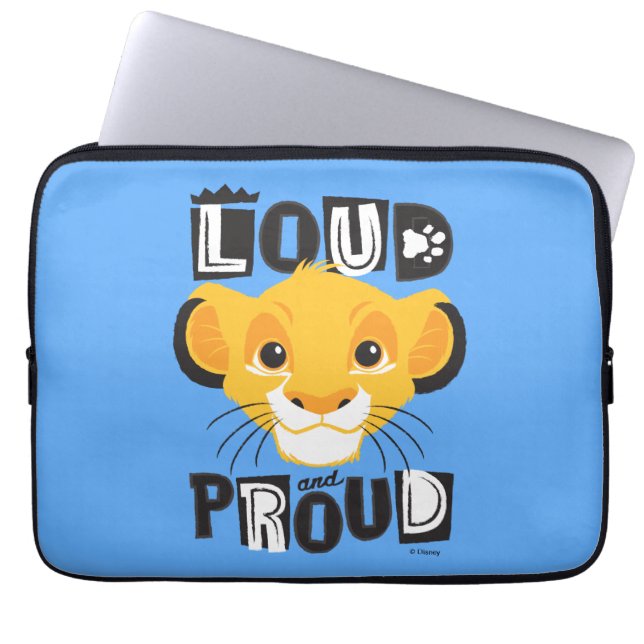 Housse Pour Ordinateur Portable Simba | Fort Et Fier (Devant)