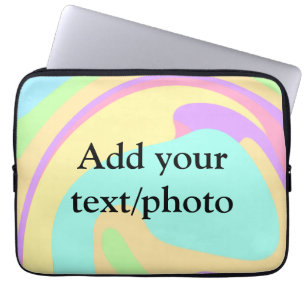 Housse Pour Ordinateur Portable Simple acrylique pour marbre ajouter votre nom de