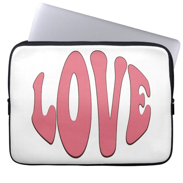 Housse Pour Ordinateur Portable Simple, urbain, moderne, design cool Amour (Devant)