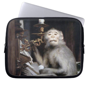 Housse Pour Ordinateur Portable Singe souriant