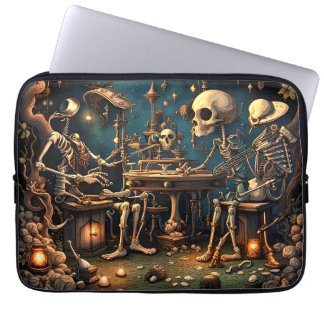 Housse Pour Ordinateur Portable Skeletons surréalistes III