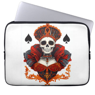 Housse Pour Ordinateur Portable Skull Queen of Spades
