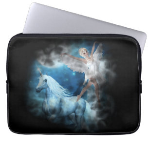 Housse Pour Ordinateur Portable Sky Féerie Aspar et Unicorn Vignette