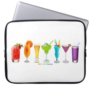 Housse Pour Ordinateur Portable SlipperyJoe's Cheers alcool cocktail orgueil neon 