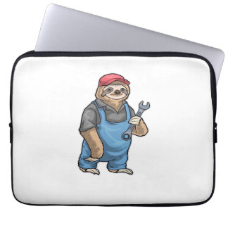 Housse Pour Ordinateur Portable Sloth Mechanic Wrench Classic T-Shirt