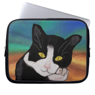 Housse Pour Ordinateur Portable Smoking la douille d'ordinateur portable de chat