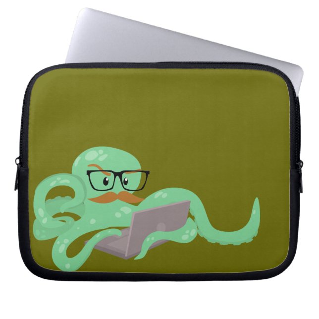 Housse Pour Ordinateur Portable Snarktopus Internet Octopus Portable Sleeve (Devant)