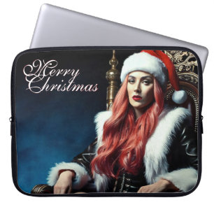 Housse Pour Ordinateur Portable Soeur la plus chaude de père Noël - Merry Xmas 031