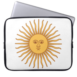 Housse Pour Ordinateur Portable Soleil argentin