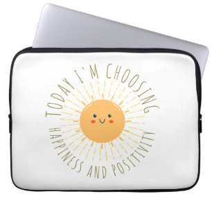 Housse Pour Ordinateur Portable Soleil souriant mignon