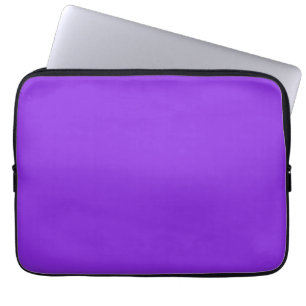 Housse Pour Ordinateur Portable Solide bleu violet minimaliste Plain moderne