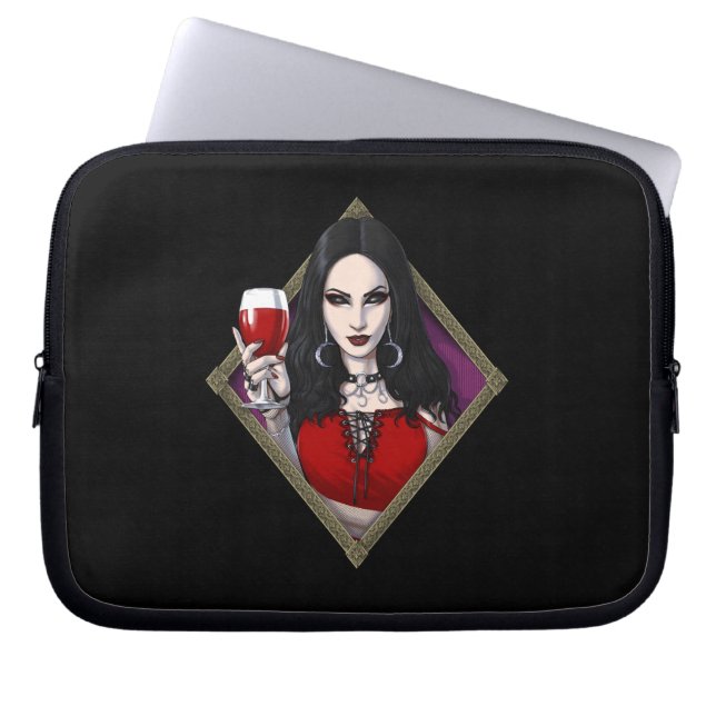 Housse Pour Ordinateur Portable Sorcière Alien gothique (Devant)
